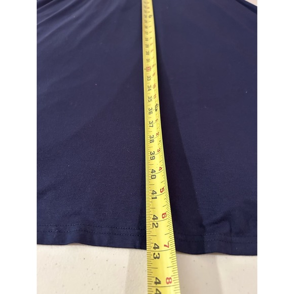 GRECERELLE Spring Summer Women’s Dress Casual Long Sleeve Navy XL - Picture 8 of 10